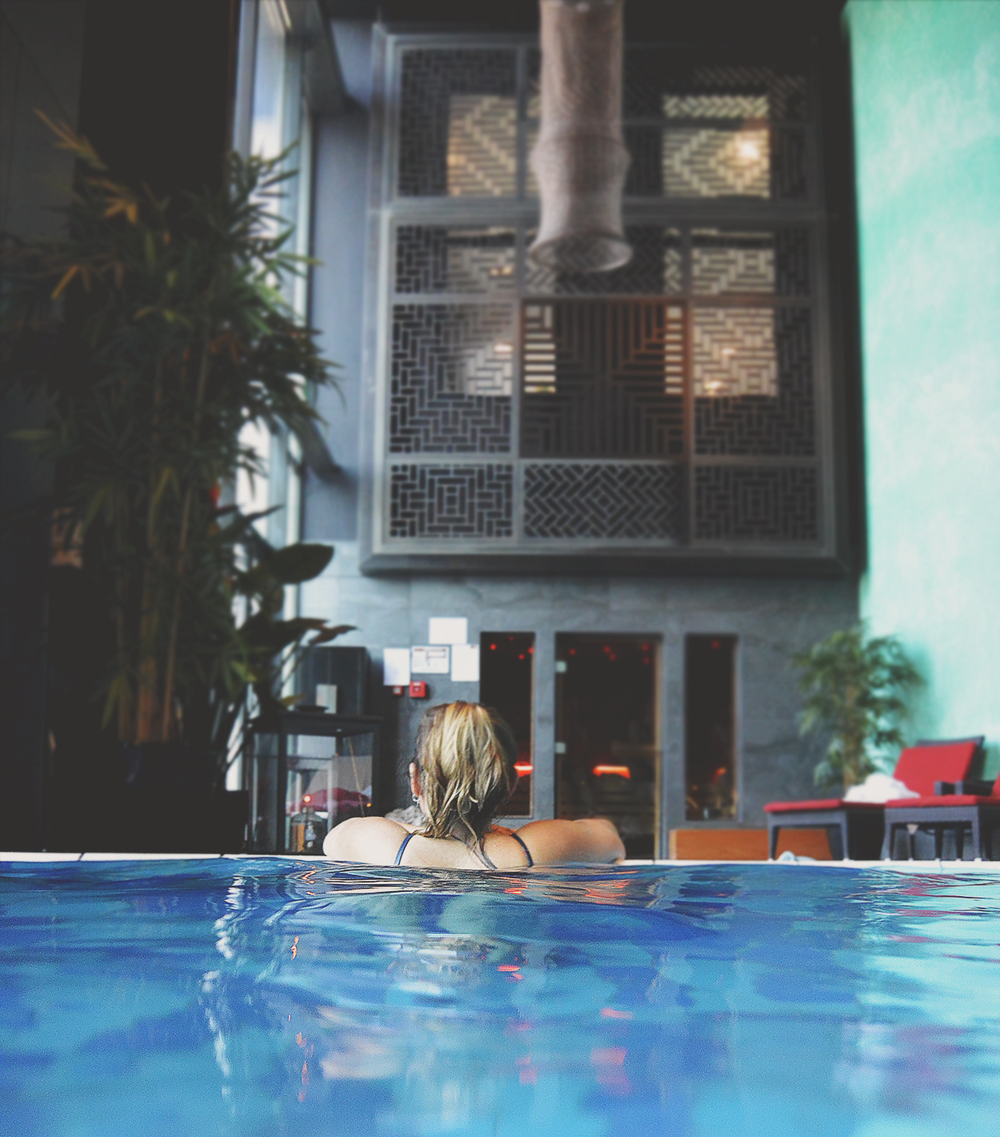 Piscine hotel hilton evian