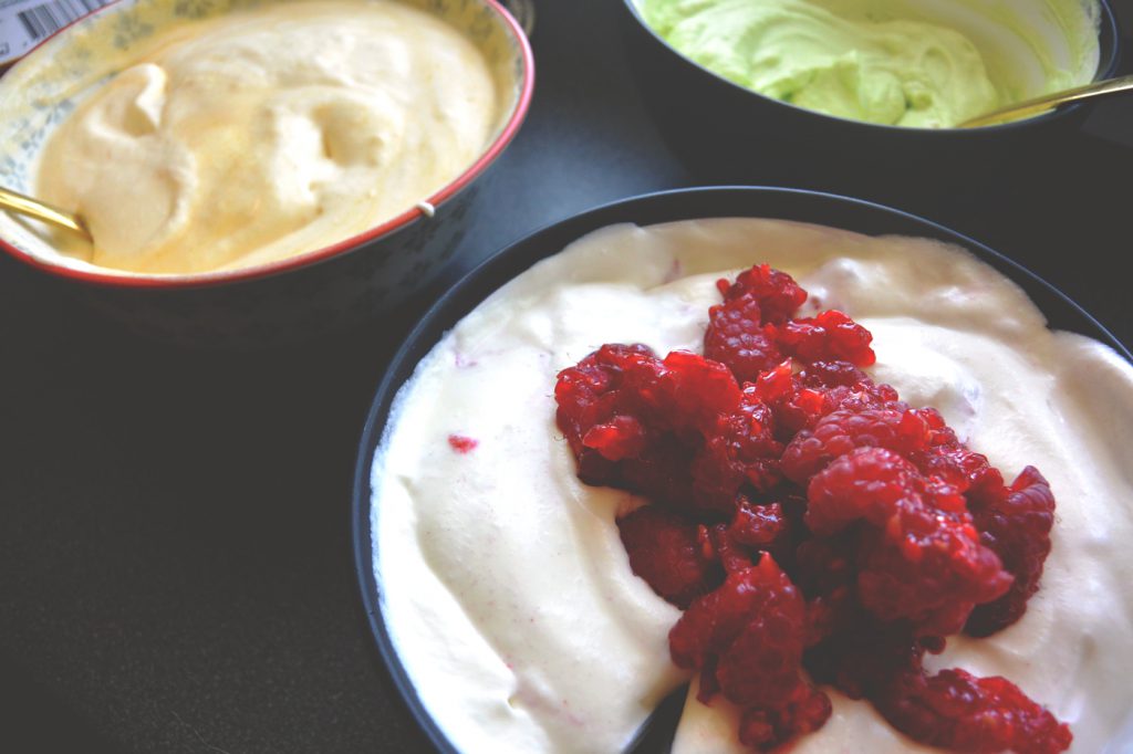 Mélange pour unicorn ice cream