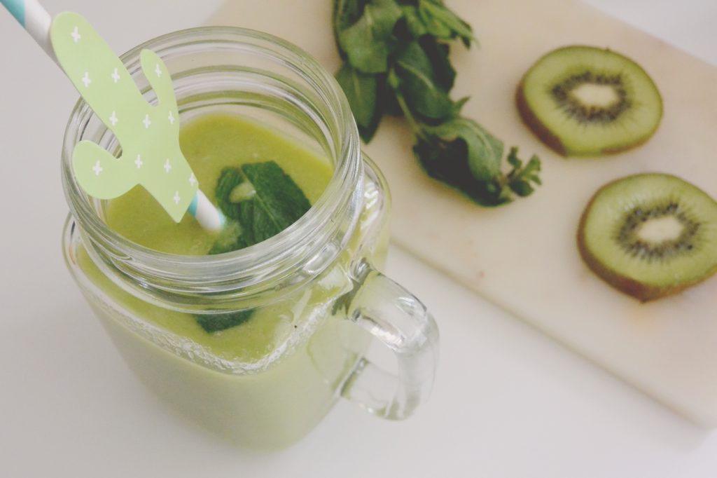 Jus Kiwi menthe