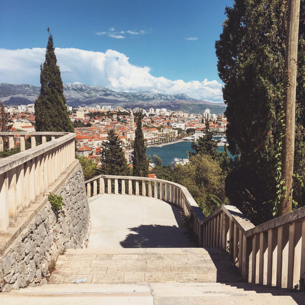 Split depuis le parc Marjan