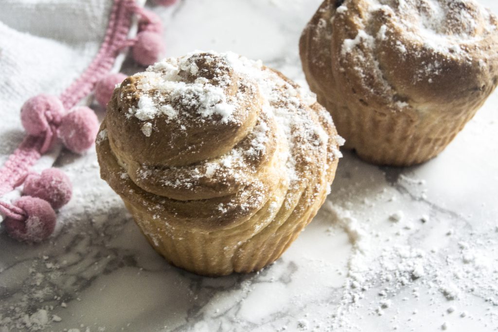 Cuffin au sucre perlé