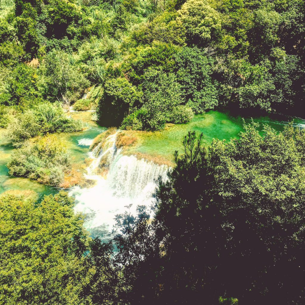 Krka chutes d'eau