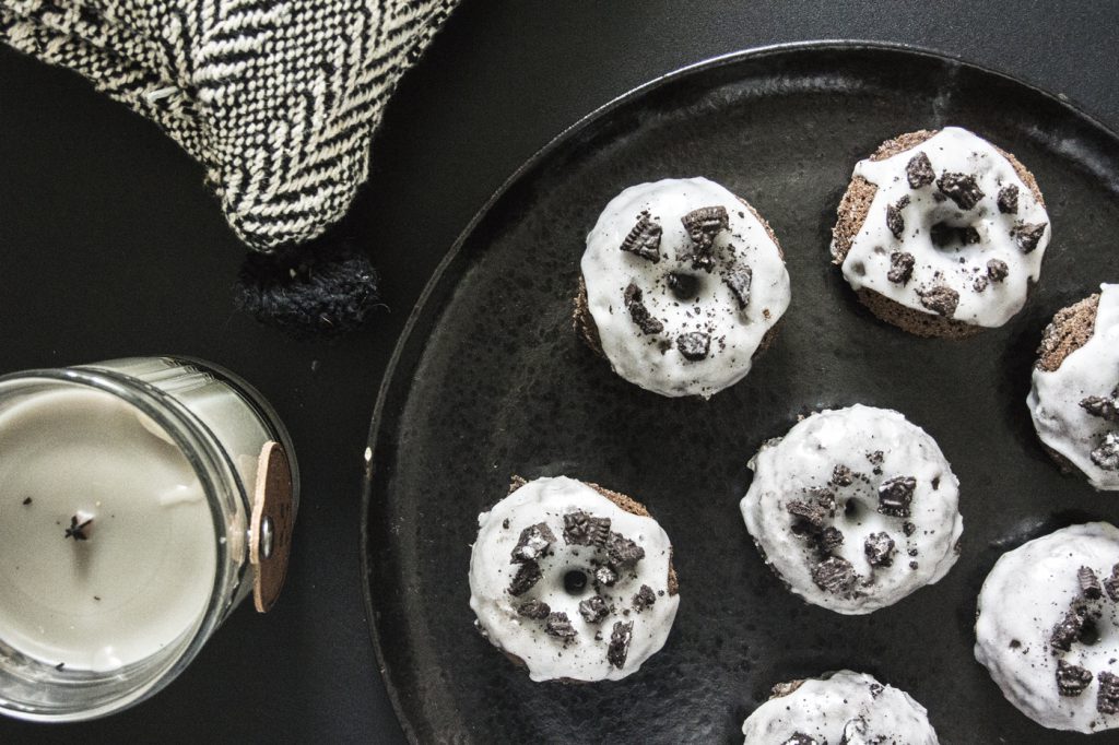Donuts à l'Oreo au four