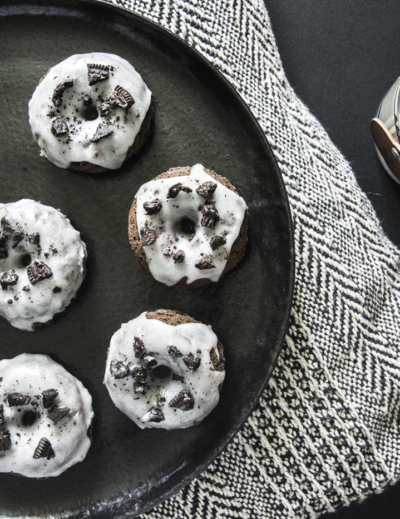 Donuts à l'Oreo au four