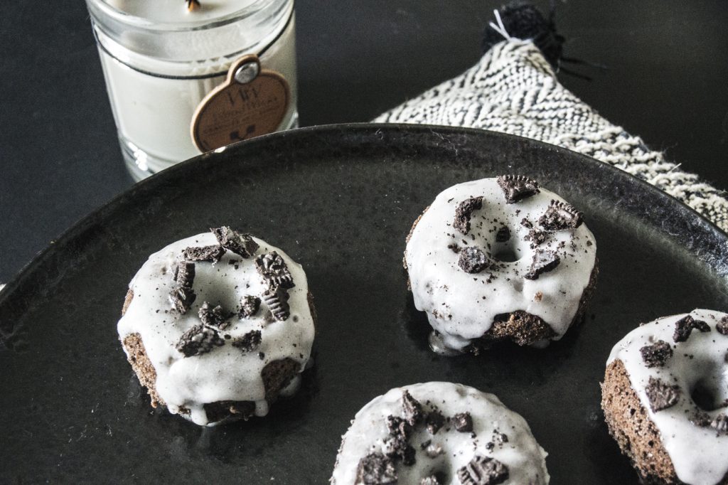 Donuts à l'Oreo au four