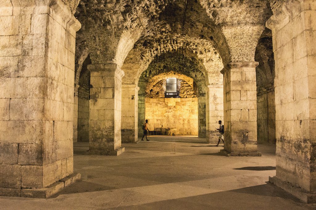 Sous-terrain Palais Dioclétien