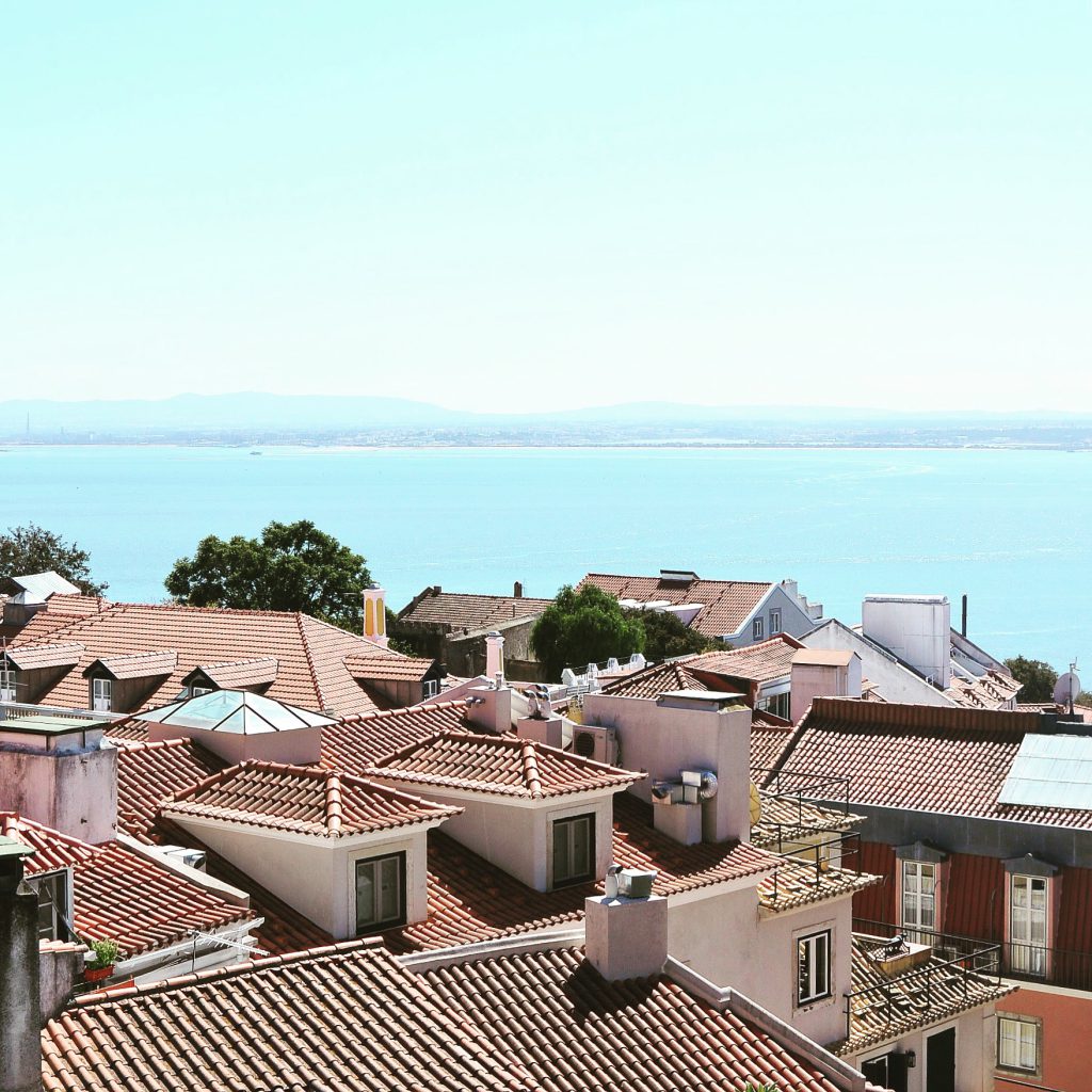 Vue de Lisbonne depuis le castel sao jorge