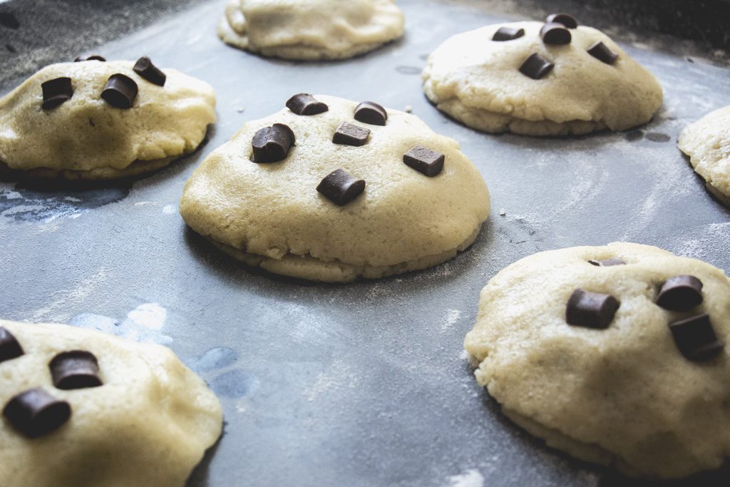 Cookie Ovomaltine avant cuisson