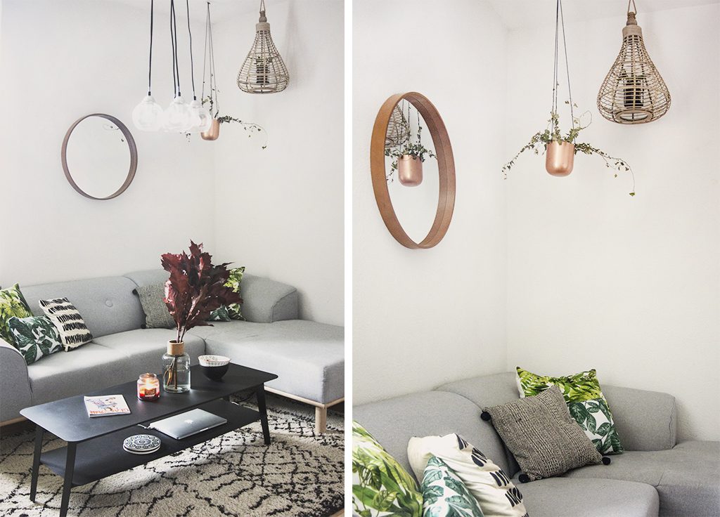 Miroir – La redoute / Vase – Zara Home
