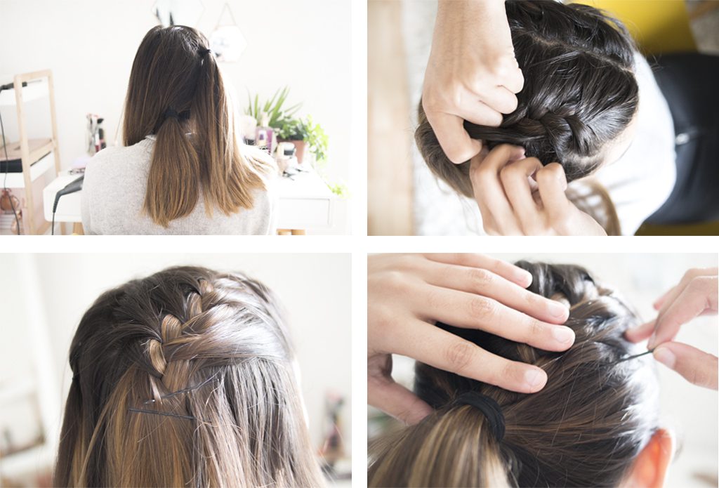 How to: Double french braid ponytail