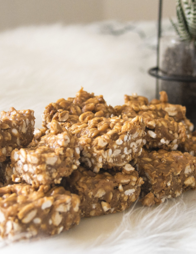 Peanut butter crispy bars