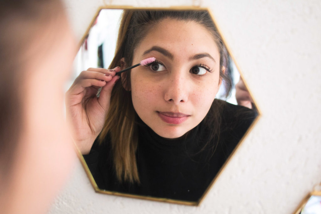 Un mois avec des extensions de cils
