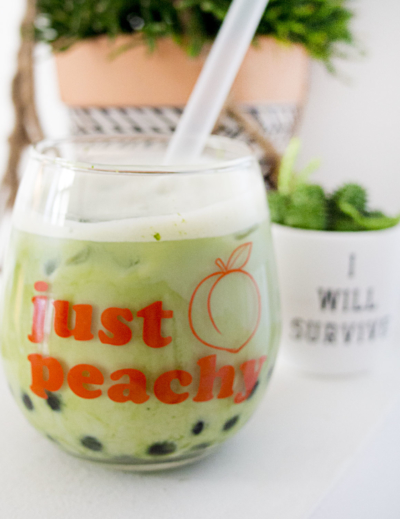 Bubble Tea au matcha