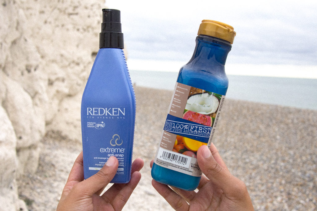 Soins balayage – Redken extreme anti-snap & Maui shampoo
