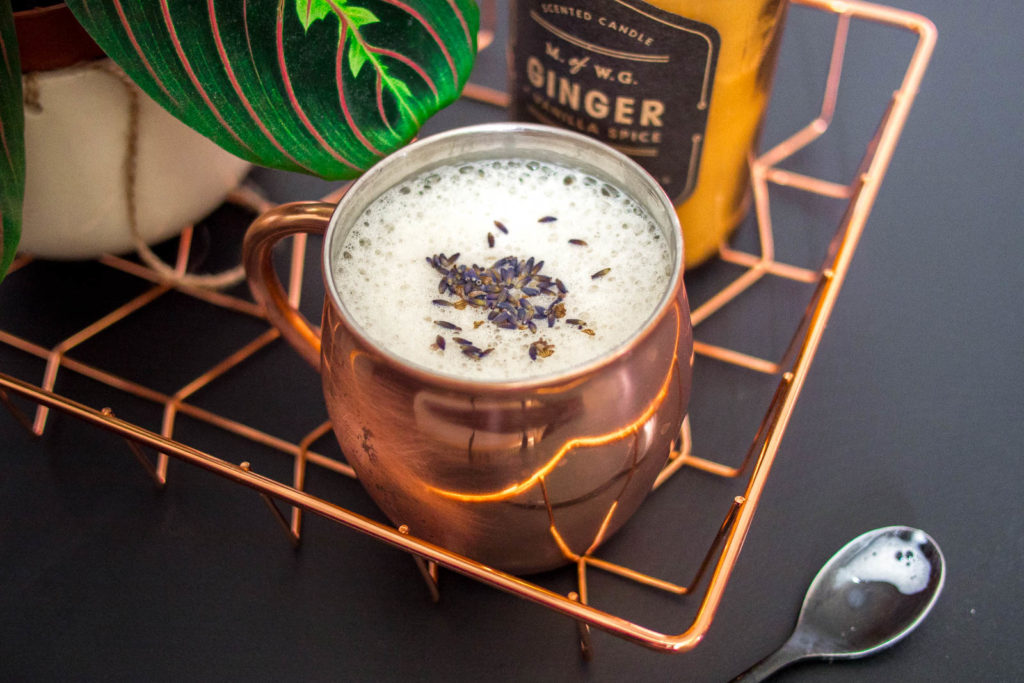 Lavender latte