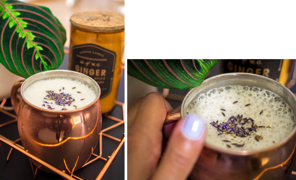 Lavender latte