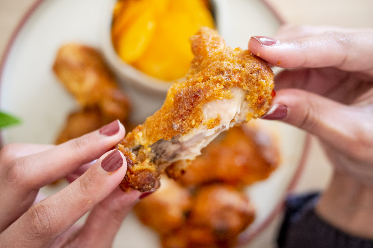 Intérieur spicy crispy chicken