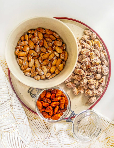 3 façon de préparer des amandes en en-cas