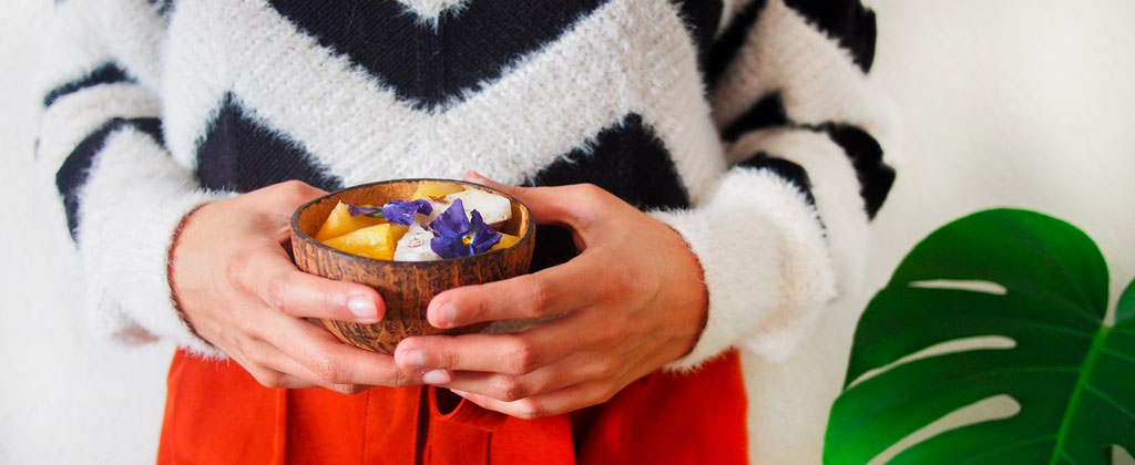 Coconut bowl DIY