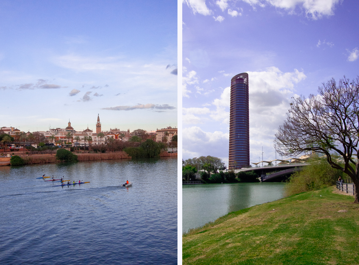 Guadalquivir et tour de Séville
