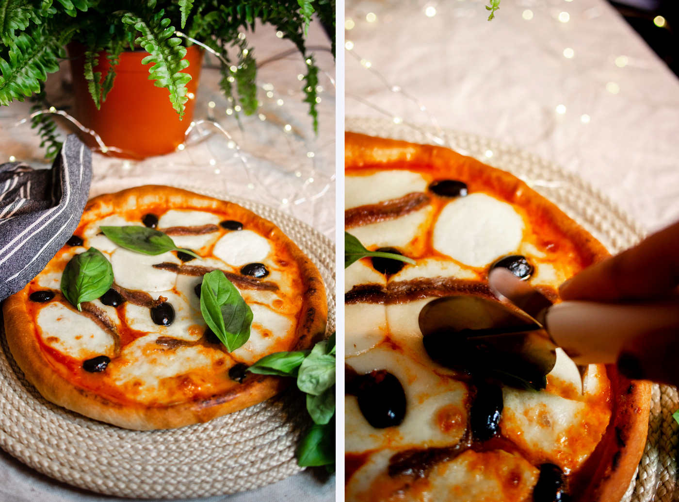 Pâte à pizza après cuisson