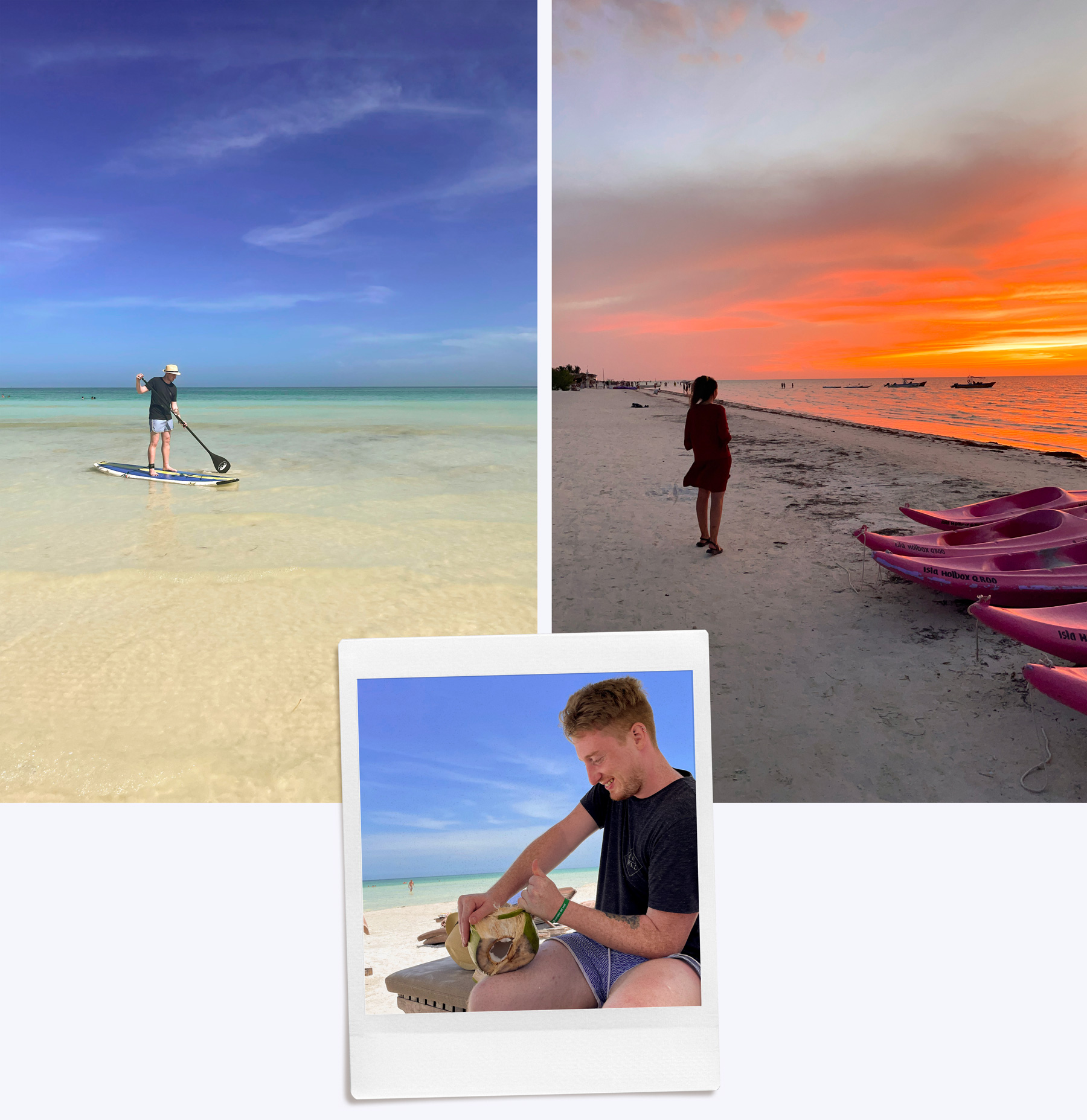 Coucher de soleil à Holbox