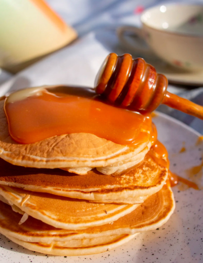 Pancakes fluffy sans lactose