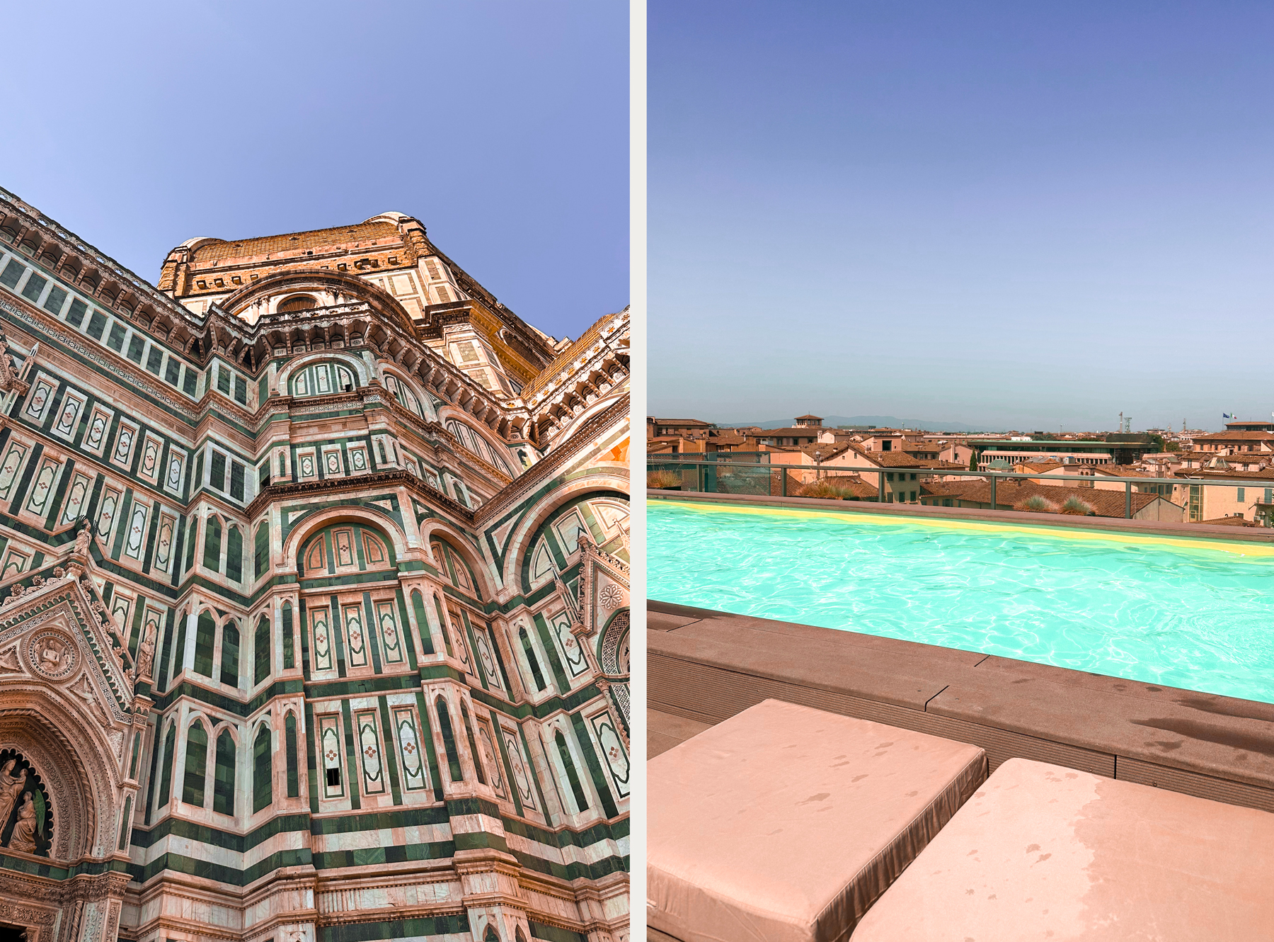 Hotel Glance in Florence (piscine)