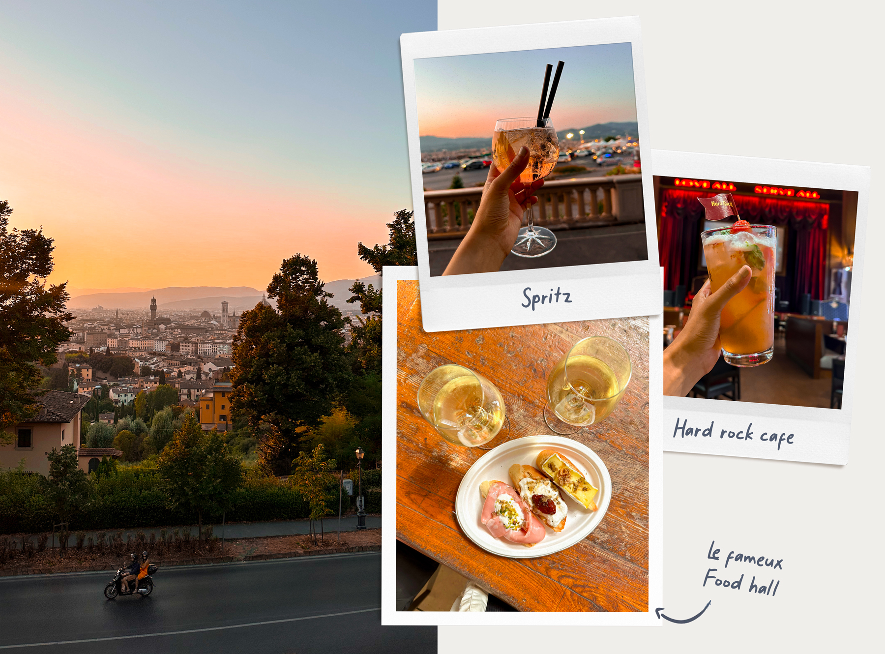 Les différents restaurants testés à Florence