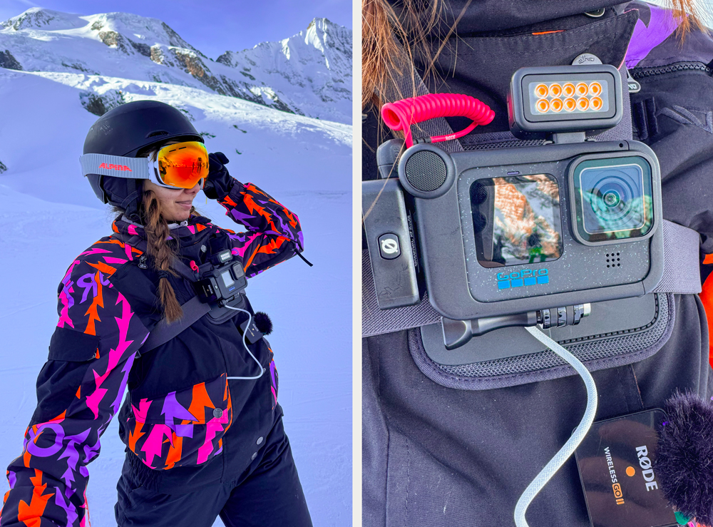 Filmer avec une Go Pro pour les lives IRL ski sur Twitch