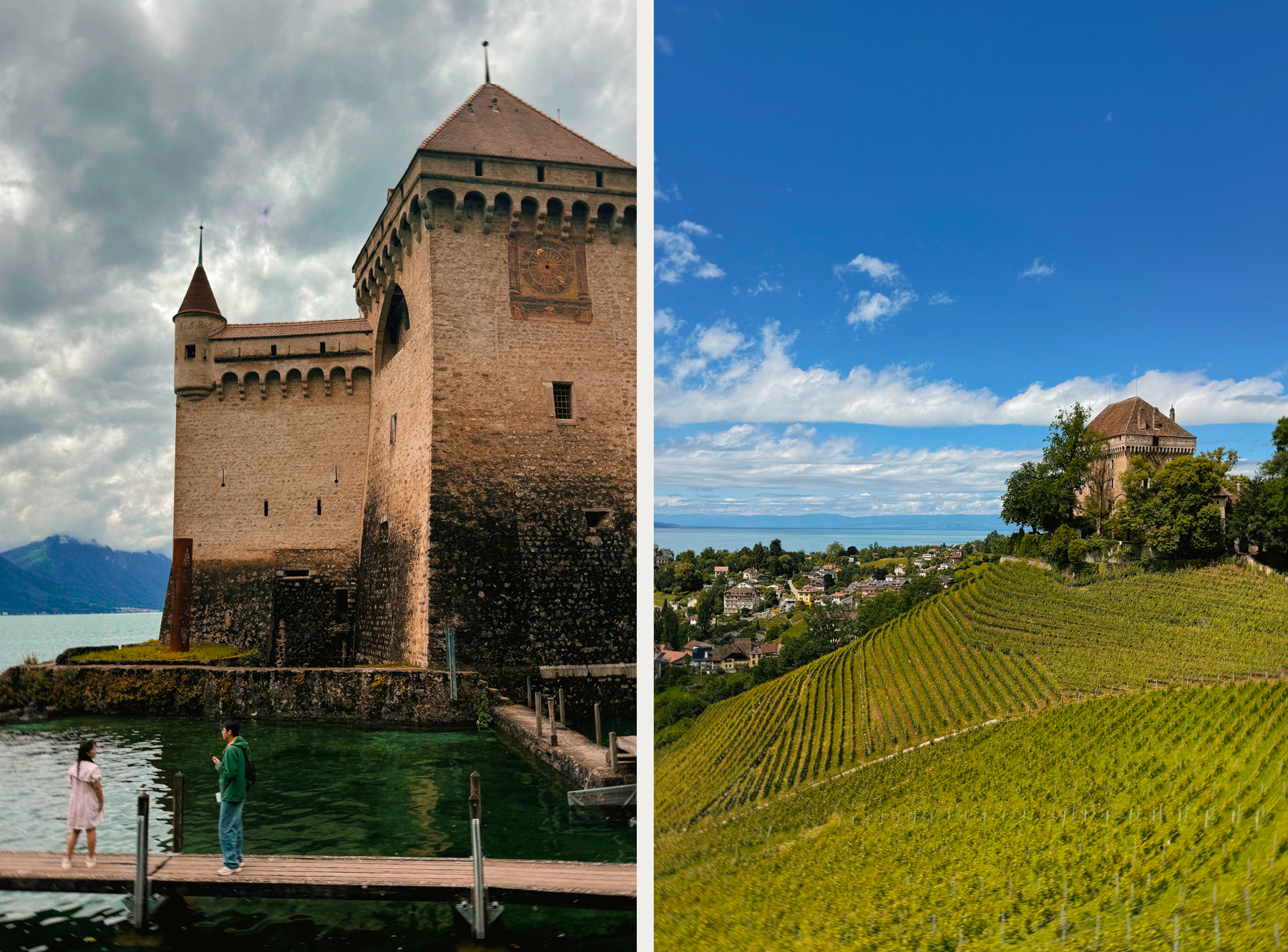 Château de Chillon & Château du Châtelard – Randonnées panoramiques dans la région Vevey / Montreux