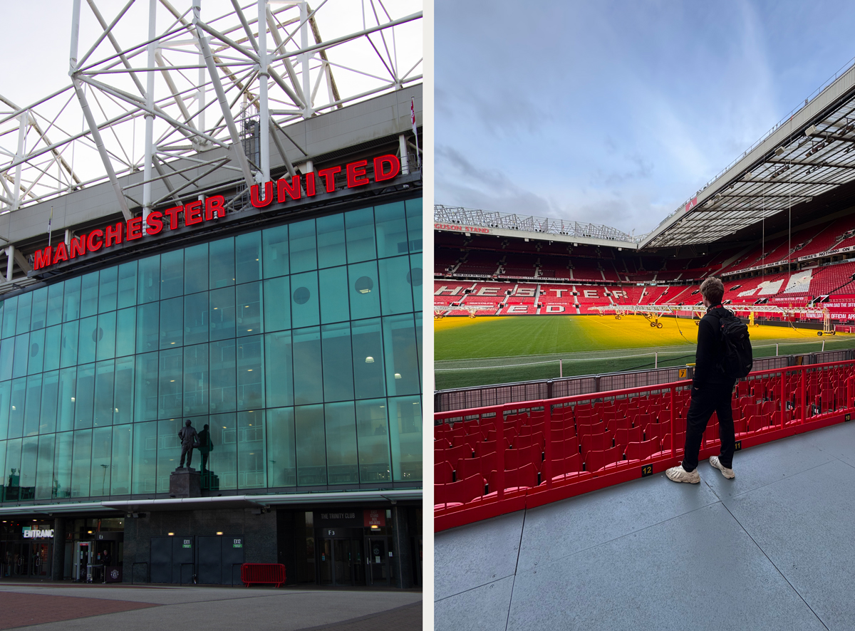 L'entrée du Old Trafford à Manchester