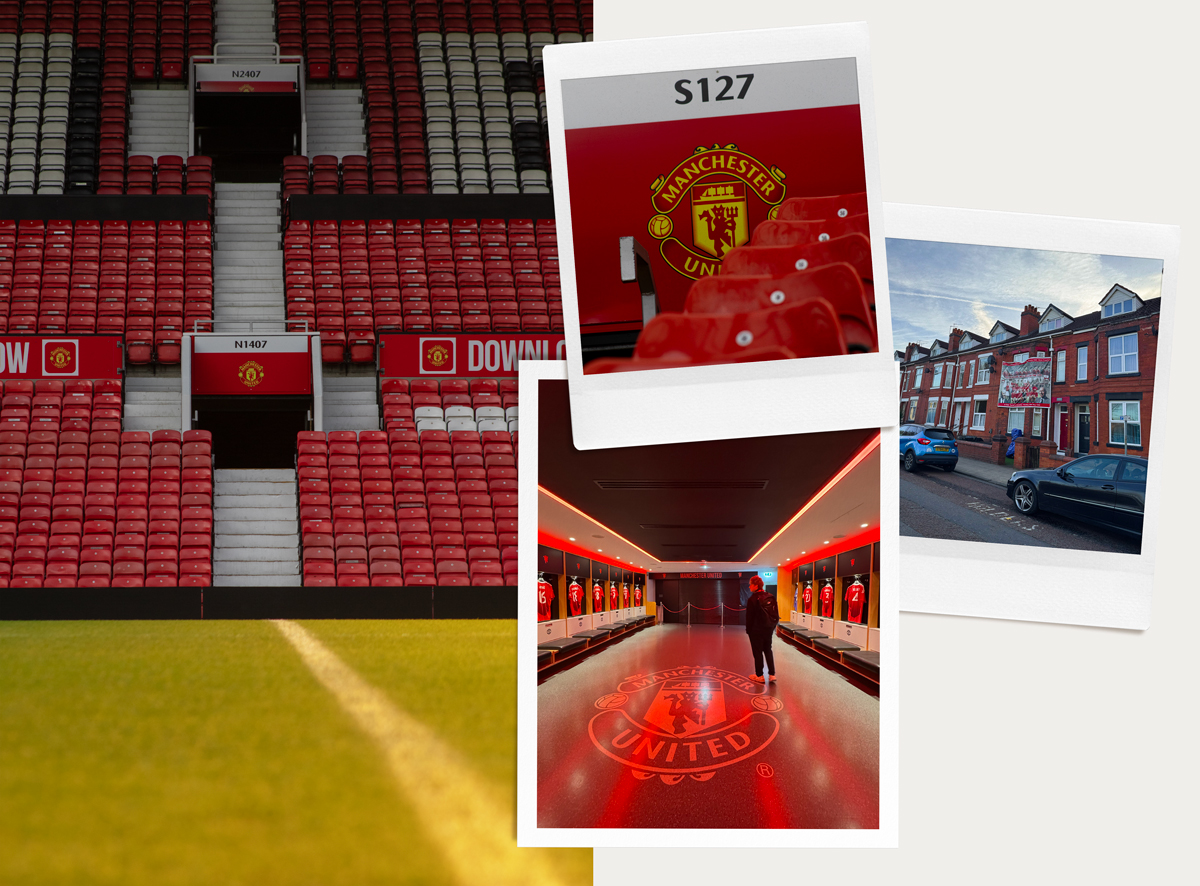 Visite du stade et le quartier de Old Trafford