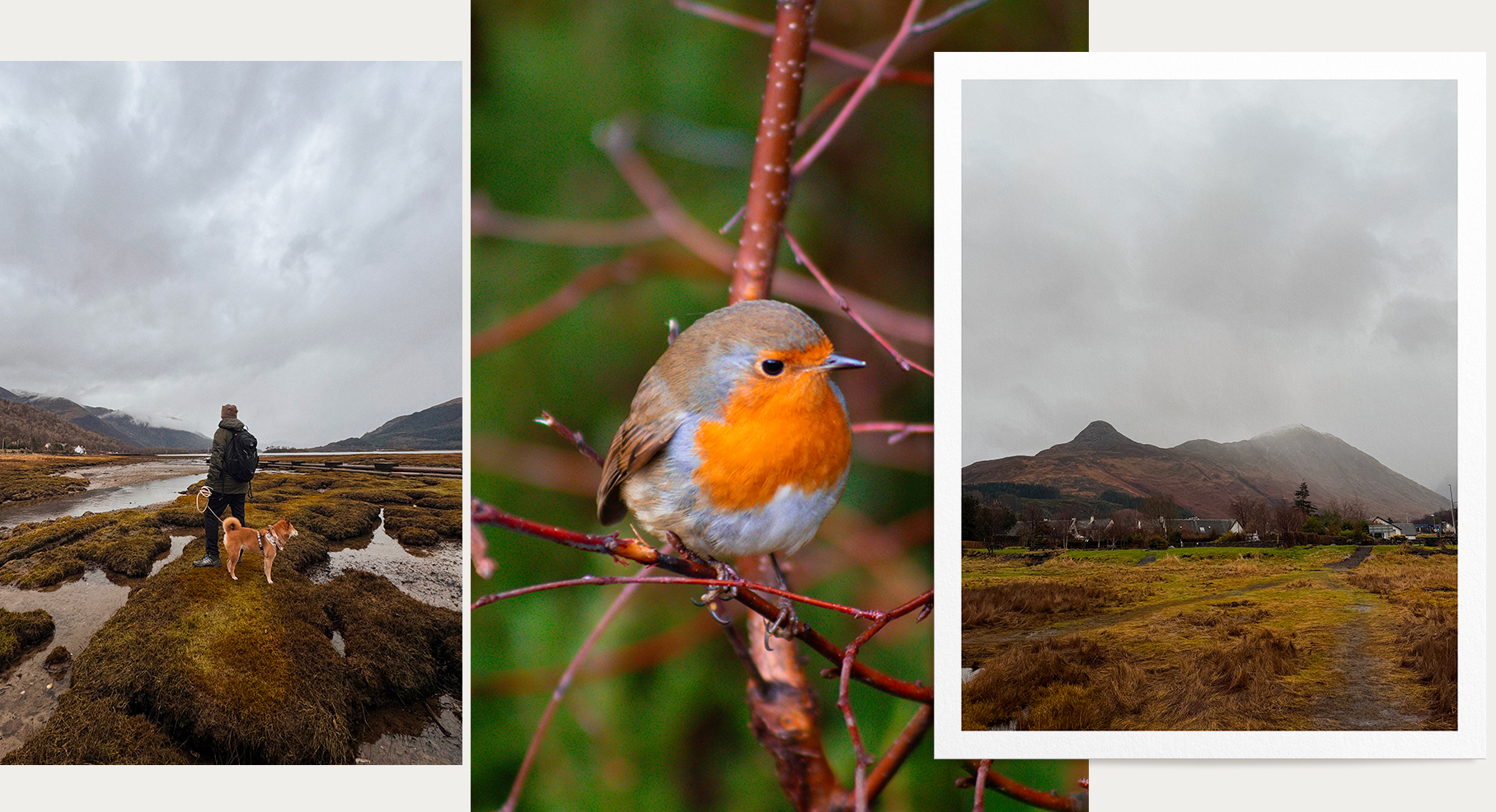 Glencoe en Ecosse en hiver