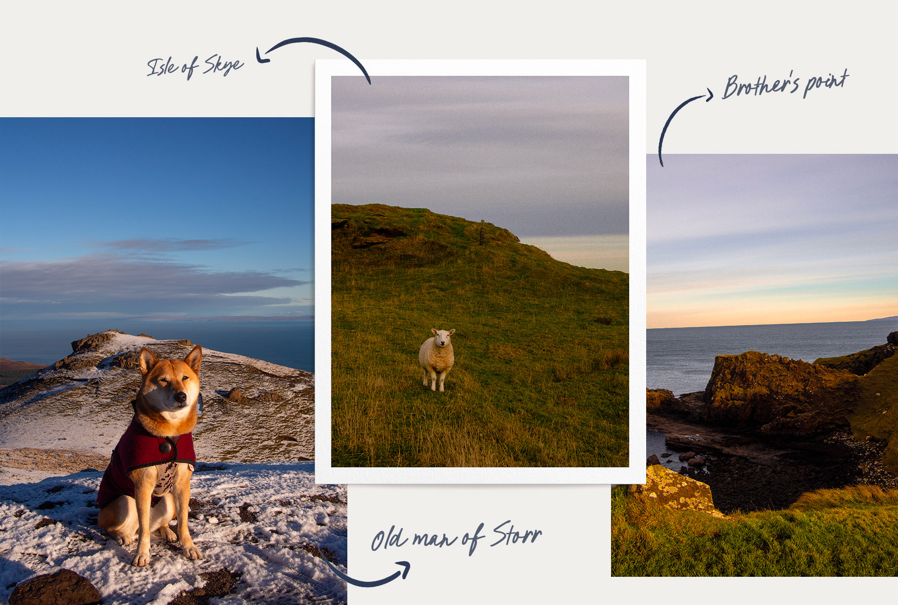 Les Highlands en Ecosse en hiver