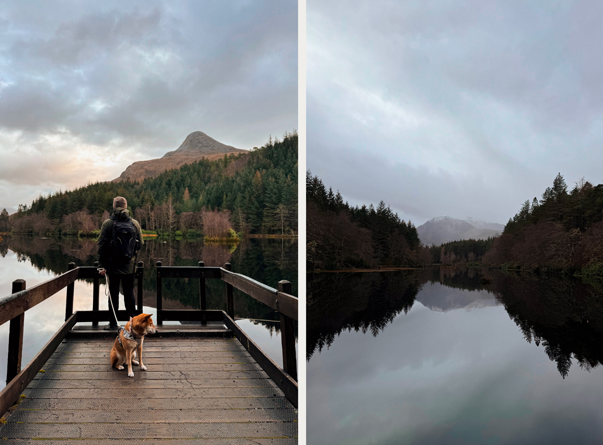 Lochan trail dans les Highlands