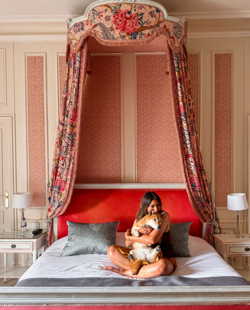 Dormir au château de Rochecotte avec un chien